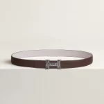 Mini Constance Touareg belt buckle & Reversible leather strap 24 mm